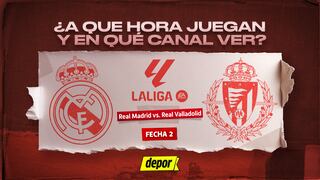 En qué canales pasan Real Madrid vs Valladolid y a qué hora juegan por LaLiga