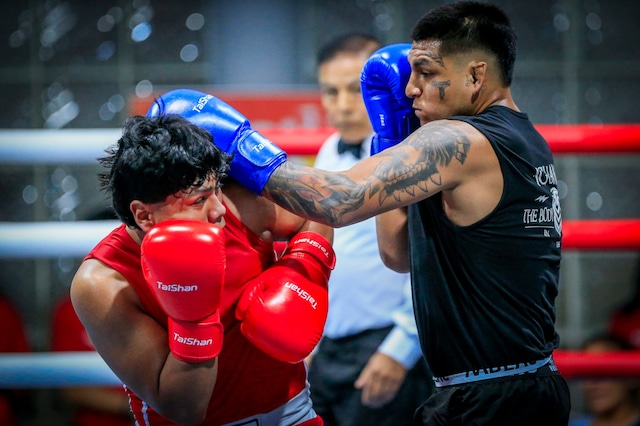 Gran jornada de box en la reapertura de la 'Bombonera' en el Estadio Nacional. (Foto: César Bueno / GEC)