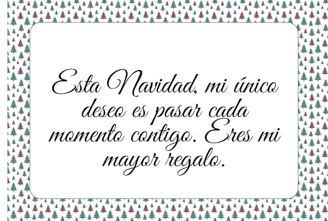 Esta Navidad, mi único deseo es pasar cada momento contigo. Eres mi mayor regalo. | Crédito: Canva / Composición Depor