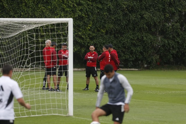 Entrenamiento de la selección peruana de fútbol con miras a la próxima fecha doble por las eliminatorias 2026. (Foto: Mario Zapata Nieto / @photo.gec)
