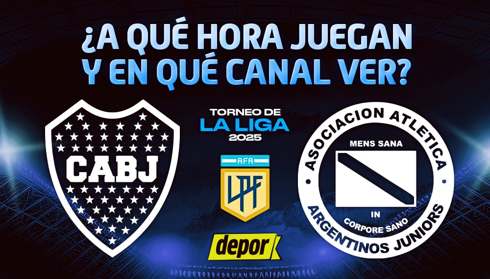 Boca y Argentinos se enfrentan por la Liga Profesional Argentina 2025. (Diseño: Depor)