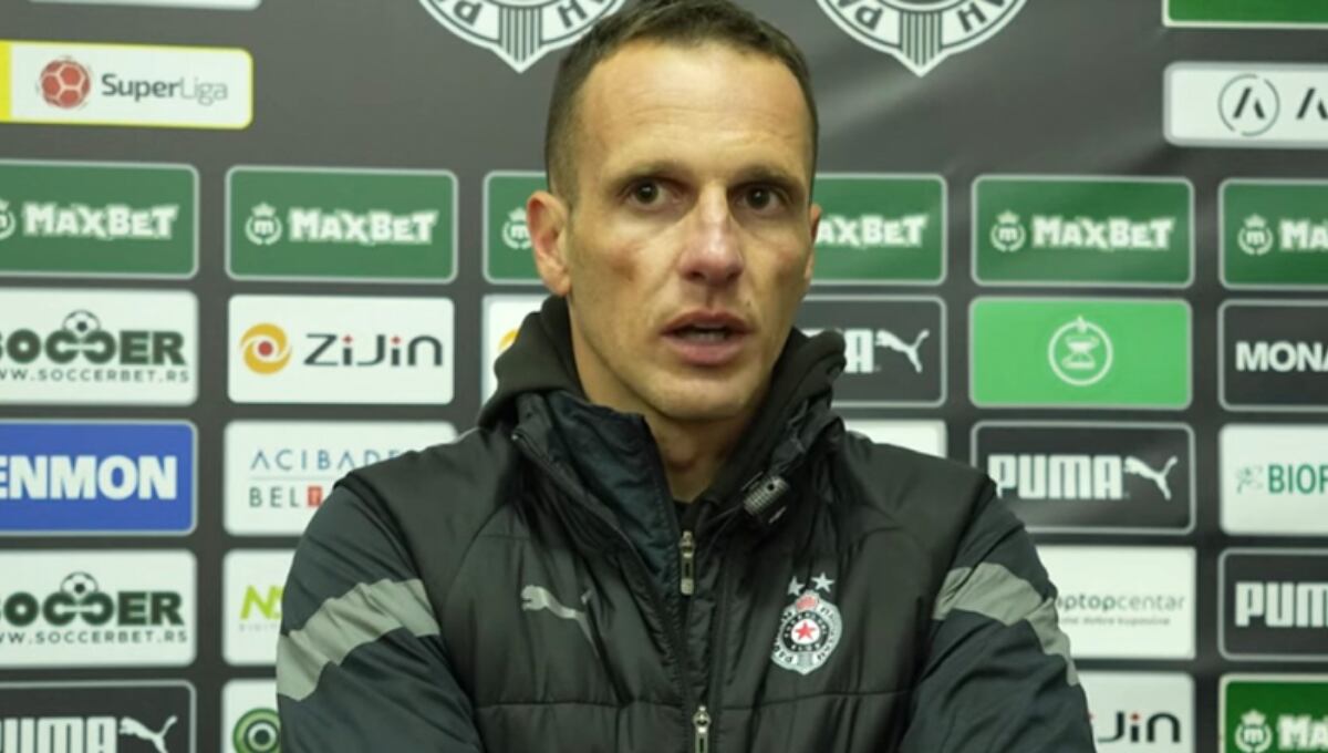 Marko Jovanović asumió como técnico interino del Partizán hasta finales de diciembre. (Foto: Partizán)