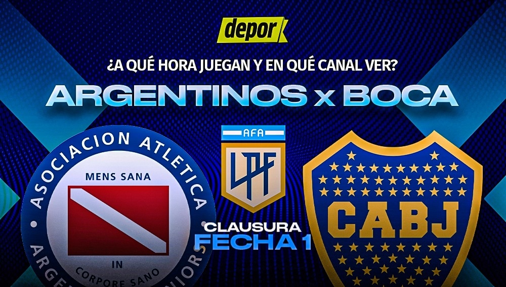 Boca vs. Argentinos Juniors por la Liga Profesional | Diseño: Christian Marlow