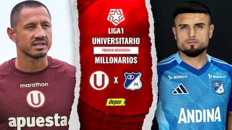 Partido gratis, Universitario vs. Millonarios EN VIVO: link para ver hoy por YouTube