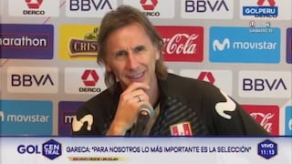 Ricardo Gareca casi revela el arquero titular ante Uruguay y la sala de prensa estalló en risas [VIDEO]