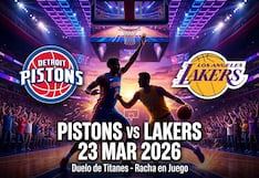 Pistons vs Lakers: el choque que hará temblar el Little Caesars Arena de Detroit este 23 de marzo