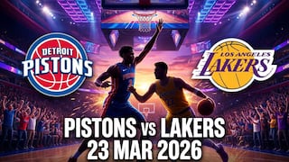 Pistons vs Lakers: el choque que hará temblar el Little Caesars Arena de Detroit este 23 de marzo
