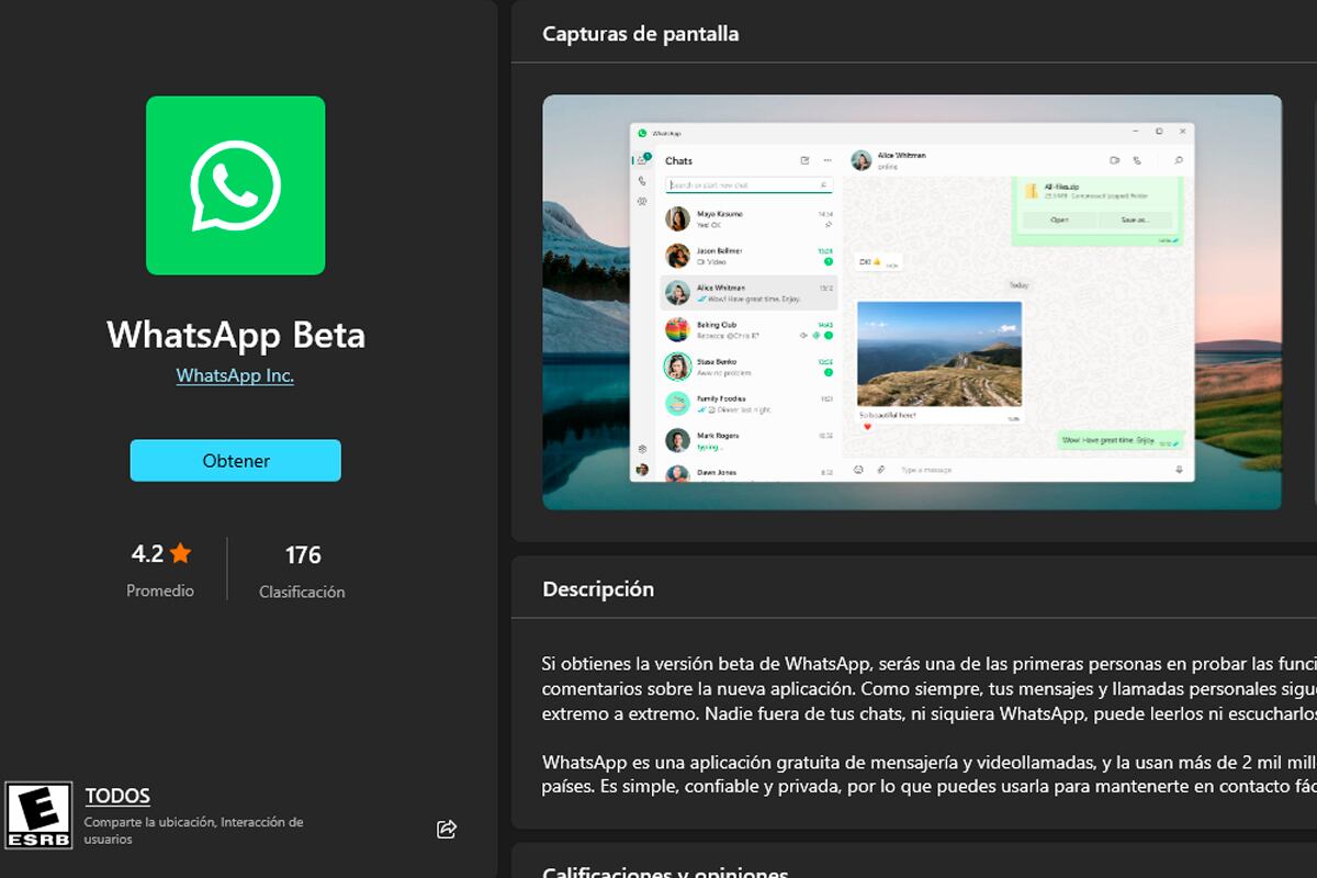 WHATSAPP WEB | De esta manera debes descargar WhatsApp Web desde Microsoft Store. (Foto: MAG - Rommel Yupanqui)