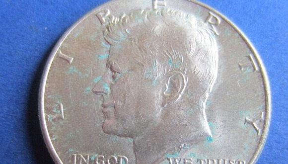 Moneda de 50 centavos de los Estados Unidos donde aparece el rostro de John F. Kennedy (Foto: eBay)