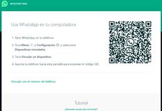 Así puedes ingresar a WhatsApp Web sin escanear el código QR