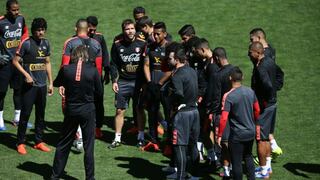 Selección Peruana hizo trabajos físicos en el primer turno del martes