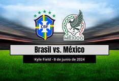 ¿A qué hora jugó y qué canal transmitió Brasil vs. México por amistoso FIFA?
