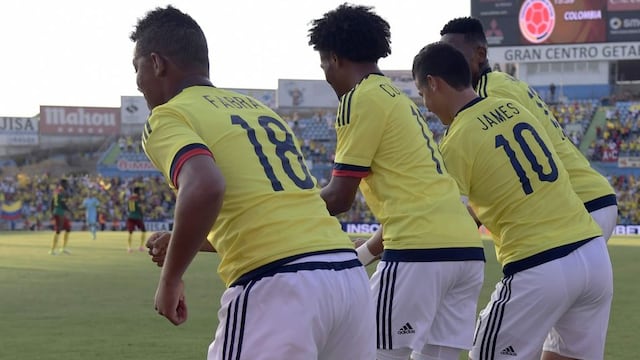 Un baile al ritmo de James: Colombia ganó 4-0 a Camerún en amistoso internacional en Getafe