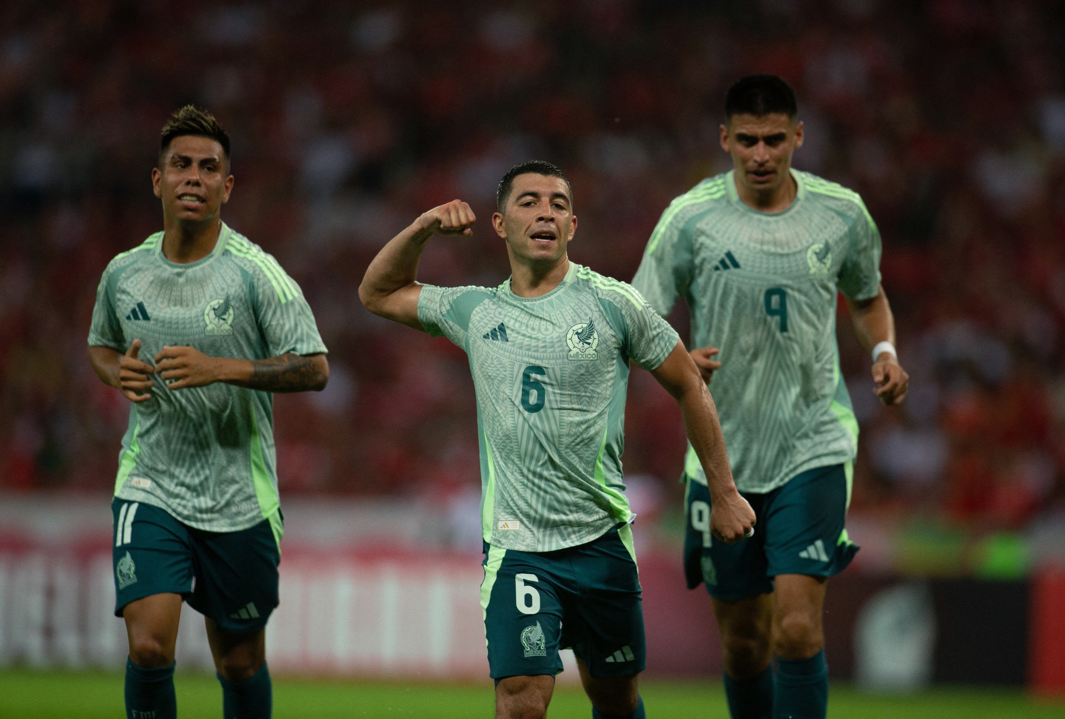 México e Inter de Porto Alegre se enfrentaron en Brasil por un amistoso internacional. (Foto: AFP)