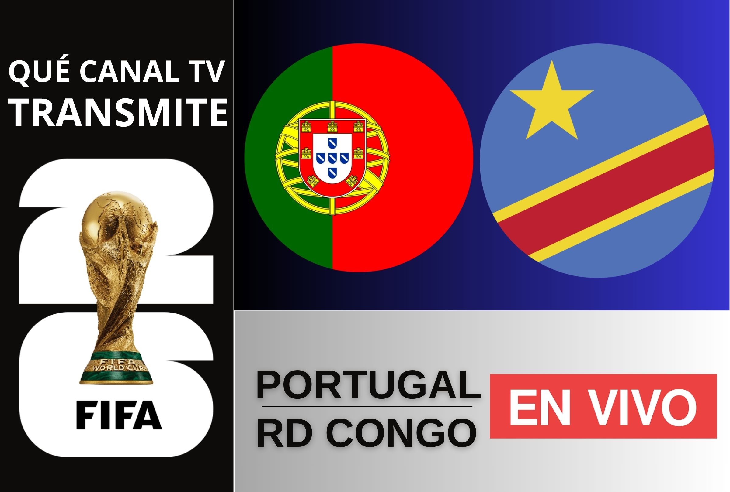 Conoce qué canales de TV pasan el partido Portugal vs. Congo en vivo desde Texas, California, Florida, Nueva York y otros estados de EE.UU. (Foto: Composición Depor)