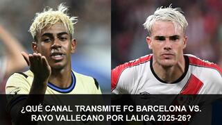 ¿Qué canal transmite FC Barcelona vs. Rayo Vallecano por LaLiga 2025-26 en México, USA y España?