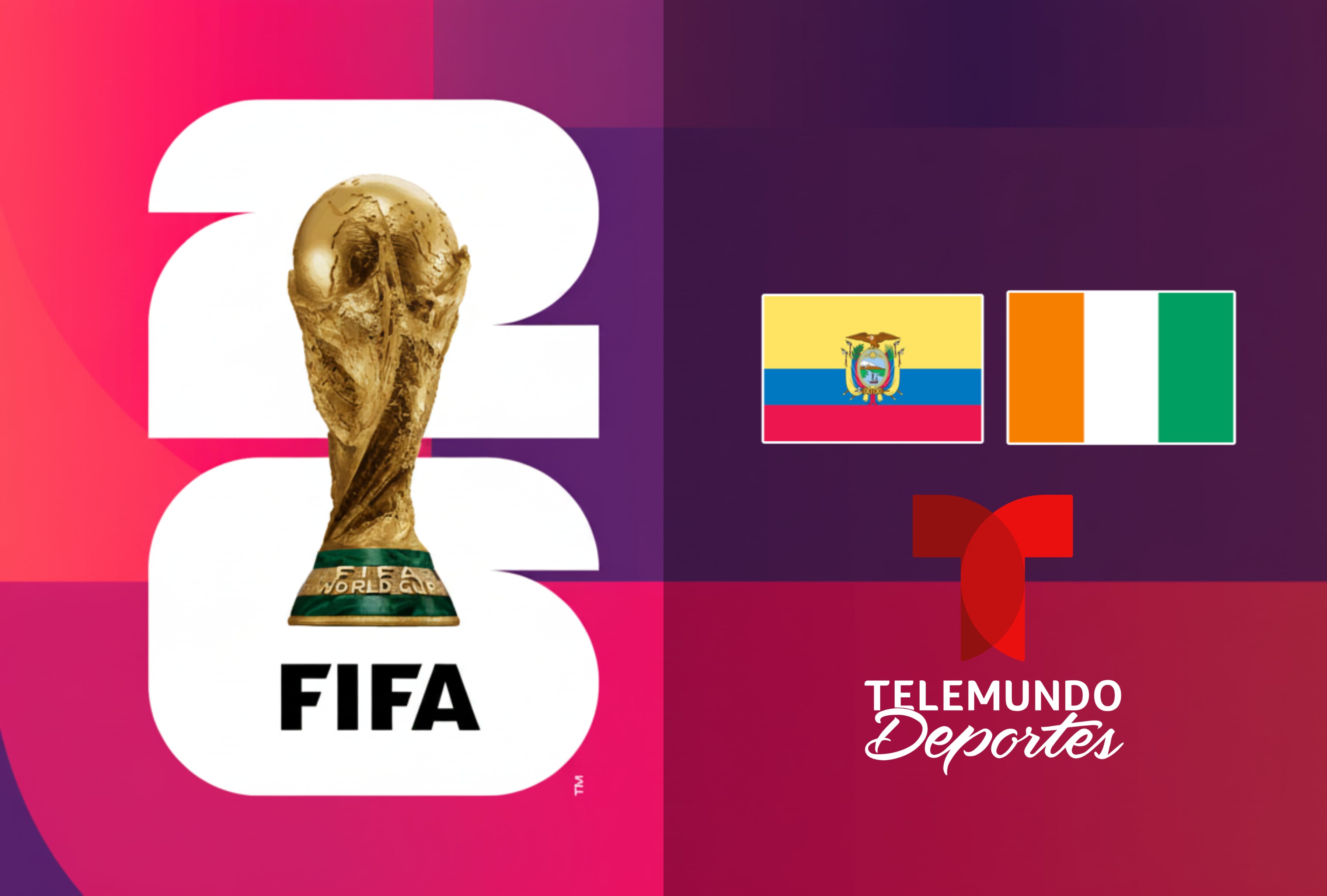 Siga la señal de Telemundo Deportes en vivo por internet para ver el duelo Ecuador vs. Costa de Marfil en directo por Peacock TV y plataformas de fútbol online en Estados Unidos hoy. | Crédito: fifa.com / Composición Depor