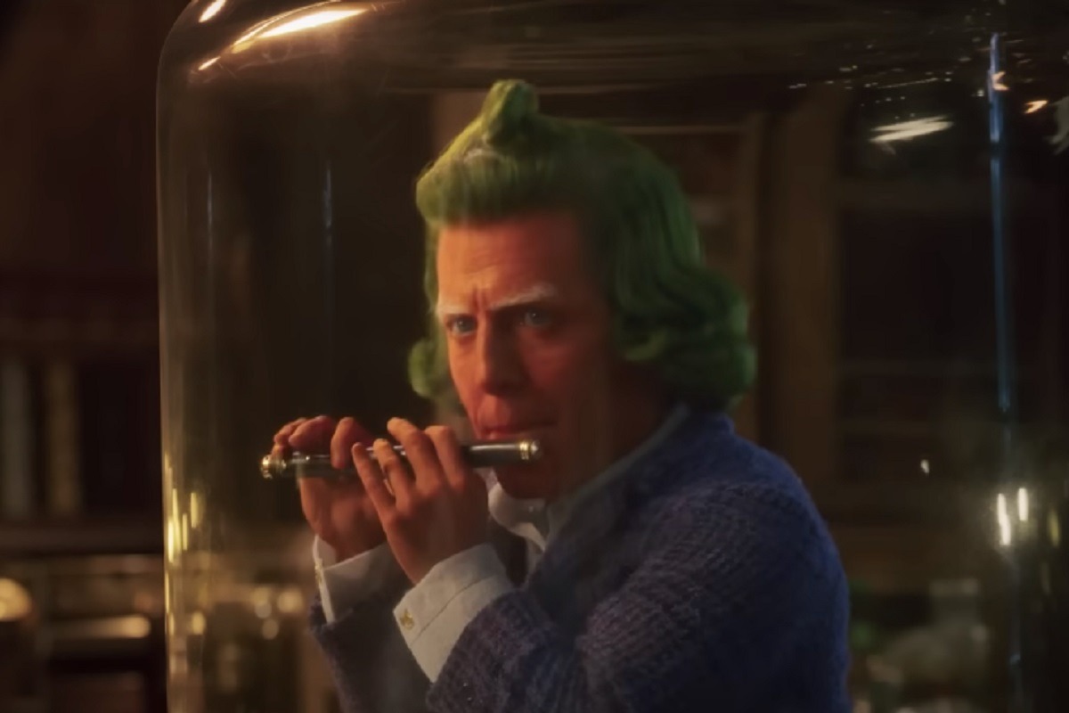 Hugh Grant es un Oompa-Loompa en la película “Wonka” (Foto: Warner Bros.)