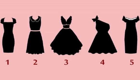 TEST VISUAL | En esta imagen hay varios vestidos. Indica cuál es el que más te gusta. (Foto: namastest.net)