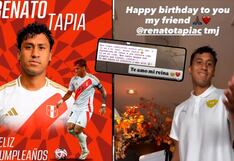 Renato Tapia cumple 30 años y su pareja lo sorprende con romántico mensaje