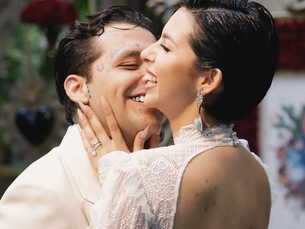 Ángela Aguilar y Christian Nodal sorprenden con una boda íntima en México (Foto: Christian Nodal / Instagram)