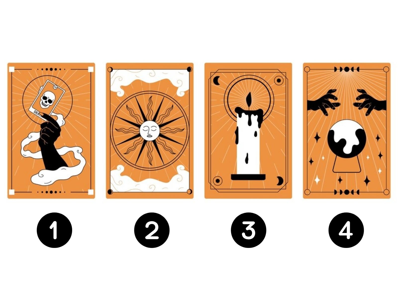 TEST VISUAL | Elige una de estas cartas. Así conocerás su oculto mensaje. (Foto: Composición Freepik / Depor)