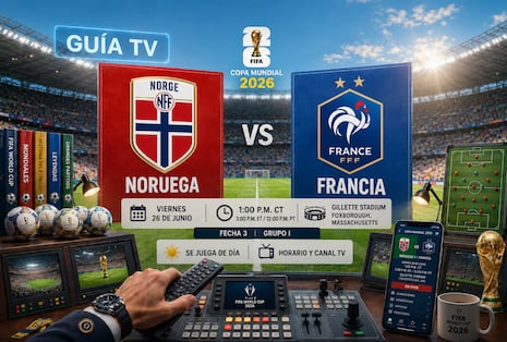 📱 Canales TV Abierta seguir partido Noruega vs. Francia EN VIVO y EN DIRECTO señal del Mundial 2026 desde EE.UU. y México