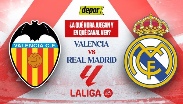 Real Madrid vs. Valencia EN VIVO: partido en Mestalla por LaLiga de España.