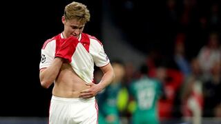 "Tuvieron suerte": el lamento de Frenkie de Jong en su último partido en Champions con el Ajax