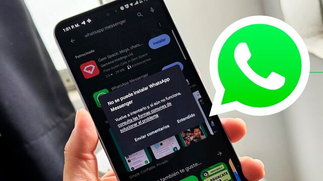 “No se puede instalar WhatsApp”: qué debes hacer