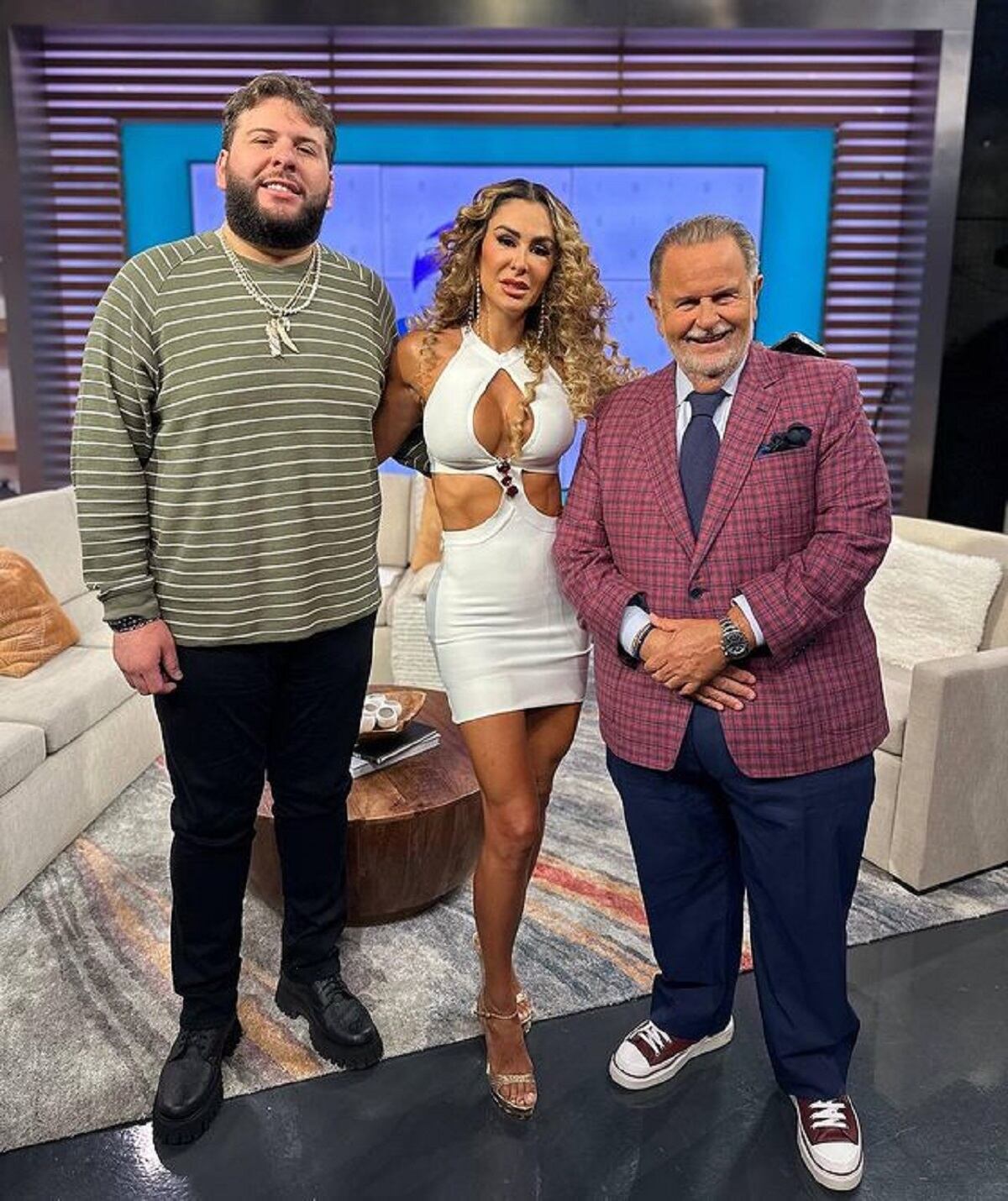 Ninel Conde reemplazó a Lili Estefan en el programa "El Gordo y La Flaca" (Foto: El Gordo y La Flaca/ Instagram)