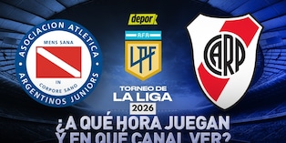River Plate vs. Argentinos Juniors: fecha, horarios y canales de TV. (Diseño: Depor)