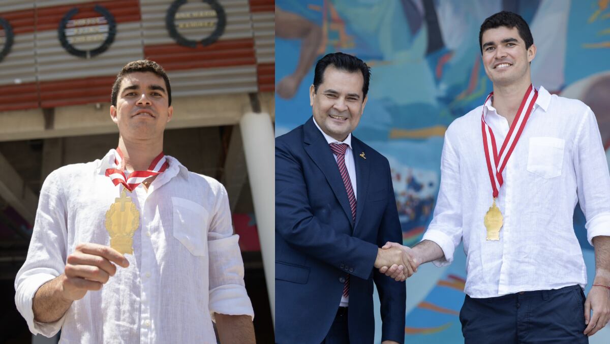 El presidente del IPD, Federico Tong, fue el encargado de otorgar dicho reconocimiento. (Foto: IPD)