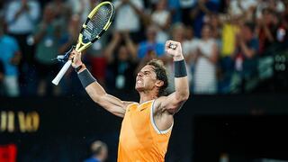 ¡'Ruge' con fuerza! Rafael Nadal venció a Stefanos Tsitsipas y avanzó a la final del Australian Open 2019