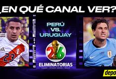 En qué canales TV ver Perú vs. Uruguay por Eliminatorias