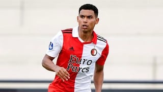 Sumando minutos: Marcos López ingresó en el empate por 1-1 del Feyenoord ante el Twente