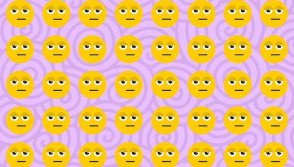 ¿Puedes encontrar el emoji diferente a los demás en 10 segundos? (Foto: GenialGuru).