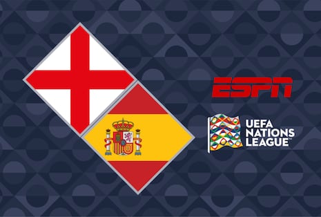 ESPN transmitió el partido Inglaterra vs. España por la UEFA Nations League 2026