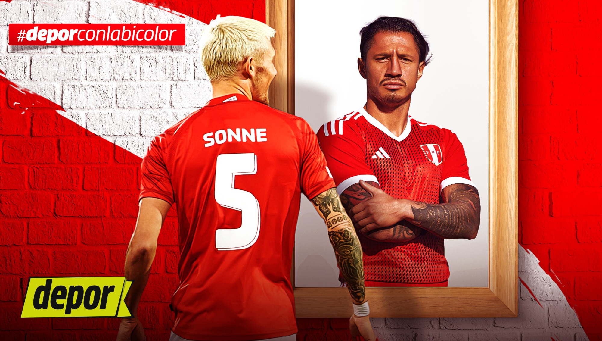 Oliver Sonne y la extraña coincidencia que lo une a Gianluca Lapadula. (Diseño: Depor)