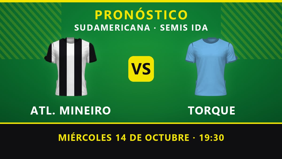 Pronósticos Atlético Mineiro vs. Montevideo City Torque: el Galo busca tomar ventaja en la Sudamericana