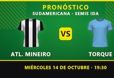Pronósticos Atlético Mineiro vs. Montevideo City Torque: el Galo busca tomar ventaja en la Sudamericana