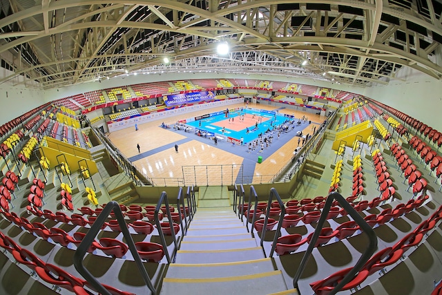 Ubicado en el Polideportivo de Villa El Salvador, el campo de vóley está homologado y es donde se realiza La Liga Nacional de Vóley. Es adaptable para organizar distintas competencias, como jugo, gimnasia, entre otras. (Foto: Legado)