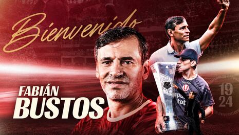 ¡Es oficial! Fabián Bustos es anunciado como nuevo entrenador de Universitario de Deportes