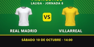 Pronósticos Real Madrid vs Villarreal: Claves de un duelo con goles y un claro favorito