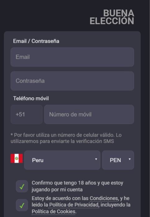 Registrarse en Coolbet Desde un Dispositivo Móvil