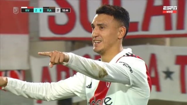 Ventaja ‘millonaria’: goles de De la Cruz y Suárez para el 2-0 de River vs. Platense por la Liga Profesional [VIDEO]