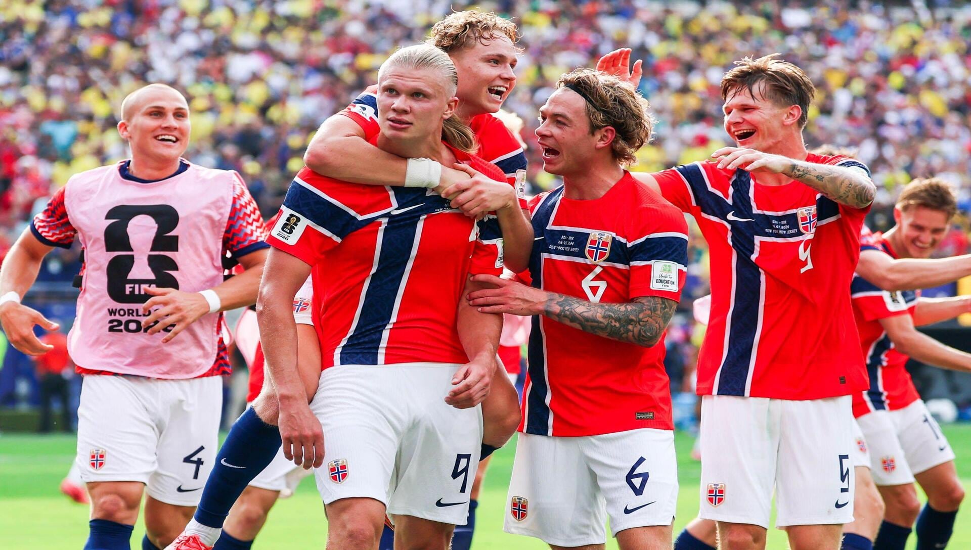 Los vikingos quieren seguir dando sorpresas en el duelo Noruega vs Inglaterra (Crédito: Alamy Stock Photo).