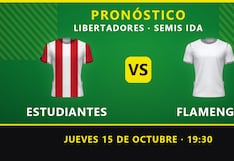 Pronósticos Estudiantes vs. Flamengo: se esperan menos de 2.5 goles