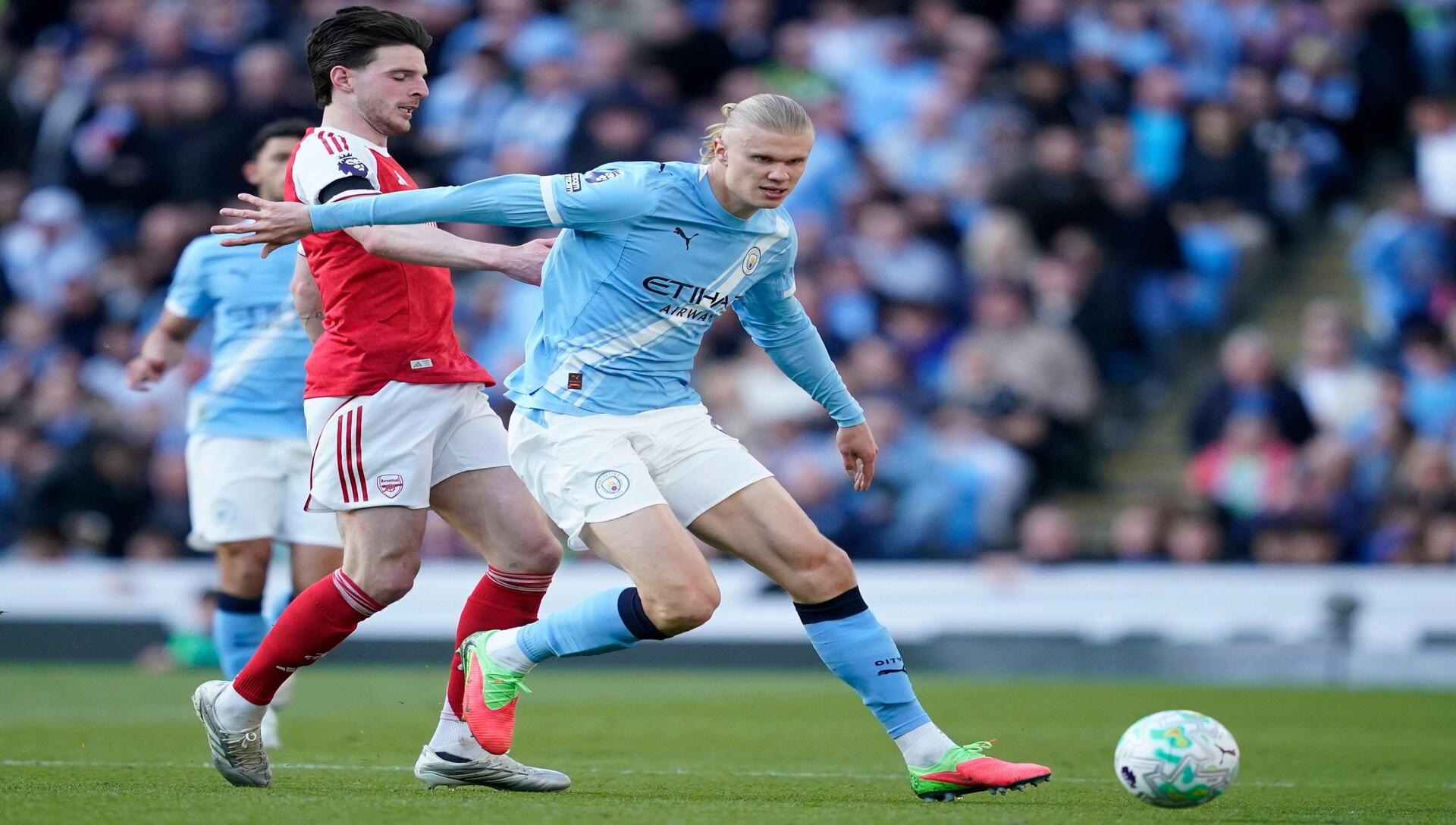 Los Citizens quieren acercarse nuevamente al Arsenal con un triunfo en el Manchester City vs Brentford (Crédito: Alamy Stock Photo).