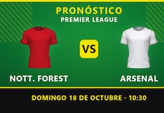 Pronósticos Nottingham Forest vs Arsenal: El campeón busca imponer su defensa de hierro